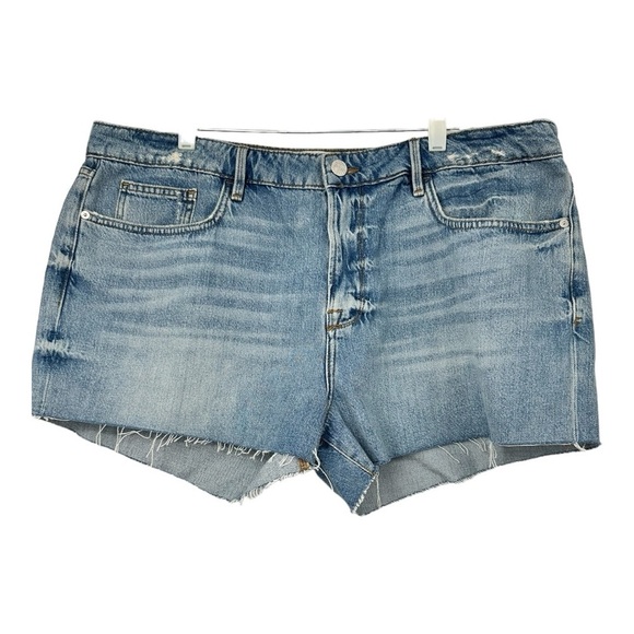 Frame Le Grand Garcon Short Raw Jean Shorts NWOT - Picture 2 of 5